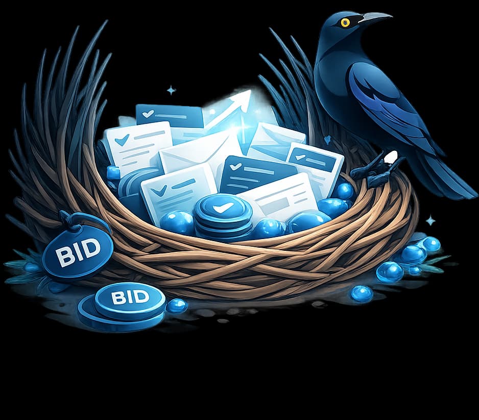 A bowerbird collecting the brightest blue objects